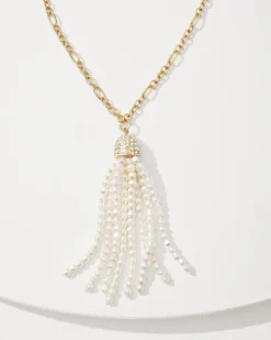 Tommy Bahama Tidal Treasure Pearl Tassel Necklace-Women Jewelry