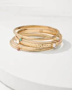 Tommy Bahama Tidal Treasure Shell Bracelet Set-Women Jewelry