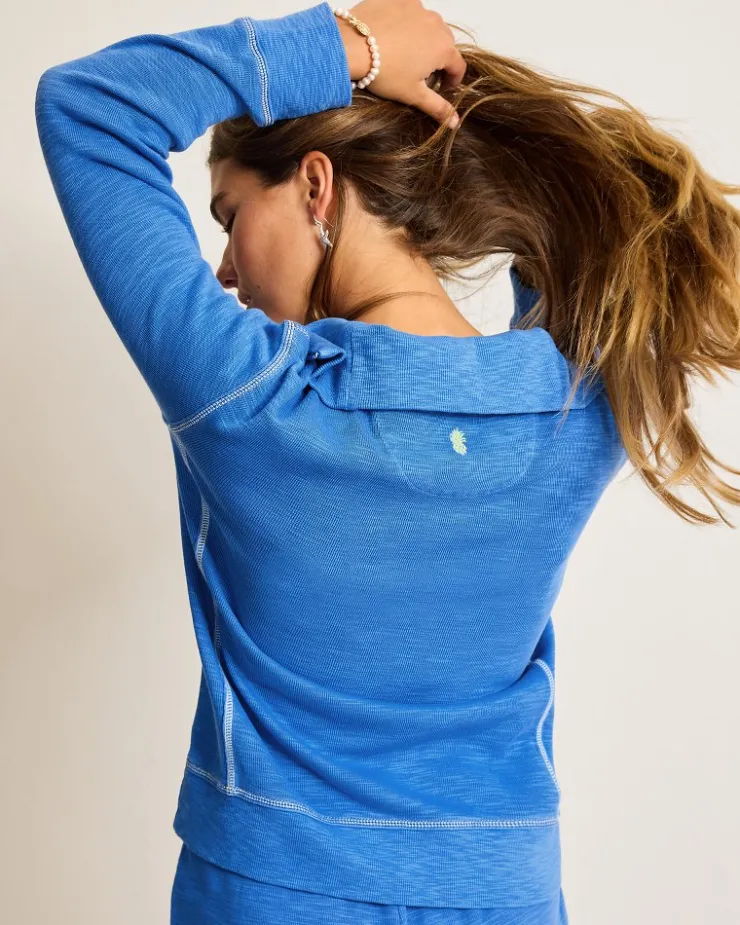 Tommy Bahama Tobago Bay Half-Zip Sweatshirt-Women Loungewear|Jackets