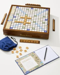 Tommy Bahama Deluxe Scrabble Board Game- Books & Games