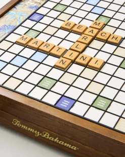 Tommy Bahama Deluxe Scrabble Board Game- Books & Games