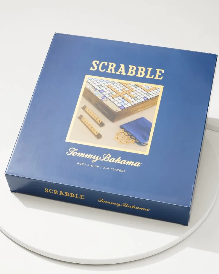 Tommy Bahama Deluxe Scrabble Board Game- Books & Games