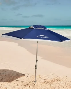 Tommy Bahama Easy-Set-Up Umbrella with ANCHORX™- Umbrellas & Coolers