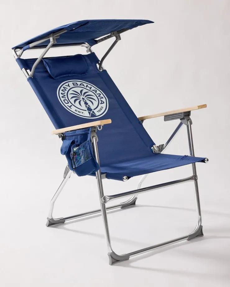 Tommy Bahama Highboy Chair With Shade- Outdoor Chairs|Beach Chairs