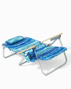 Tommy Bahama Malachite Print Deluxe Backpack Beach Chair- Outdoor Chairs|Beach Chairs