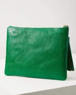 Tommy Bahama Perforated Leather Pouch-Women Handbags & Clutches