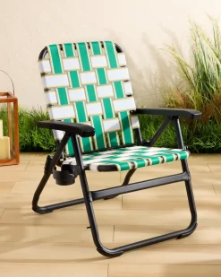 Tommy Bahama Retro Charm Strap Lawn Chair- Outdoor Chairs|Beach Chairs
