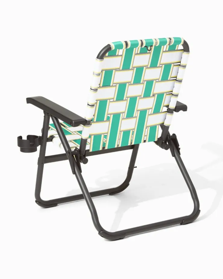 Tommy Bahama Retro Charm Strap Lawn Chair- Outdoor Chairs|Beach Chairs