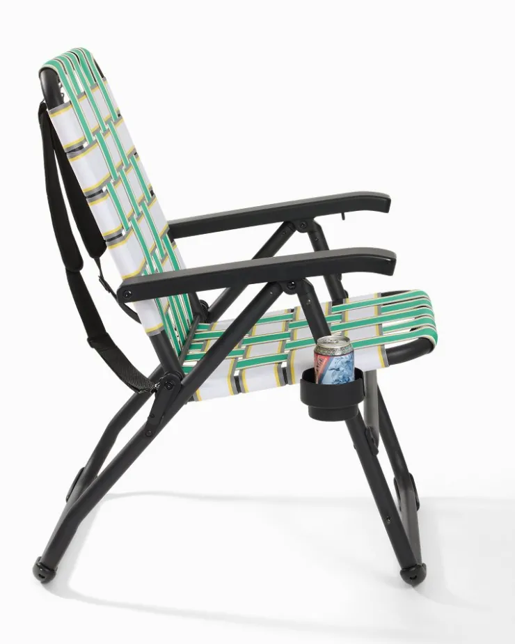 Tommy Bahama Retro Charm Strap Lawn Chair- Outdoor Chairs|Beach Chairs