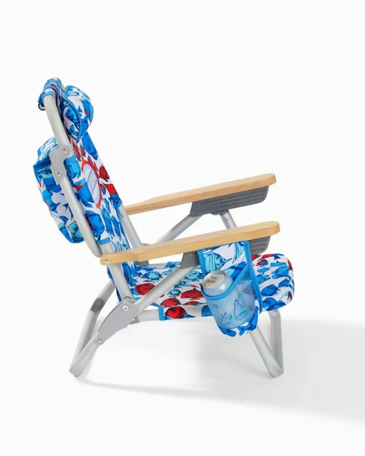Tommy Bahama School of Fish Kids' Backpack Beach Chair- Outdoor Chairs|Beach Chairs