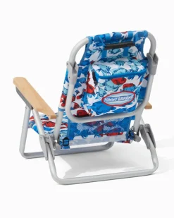 Tommy Bahama School of Fish Kids' Backpack Beach Chair- Outdoor Chairs|Beach Chairs