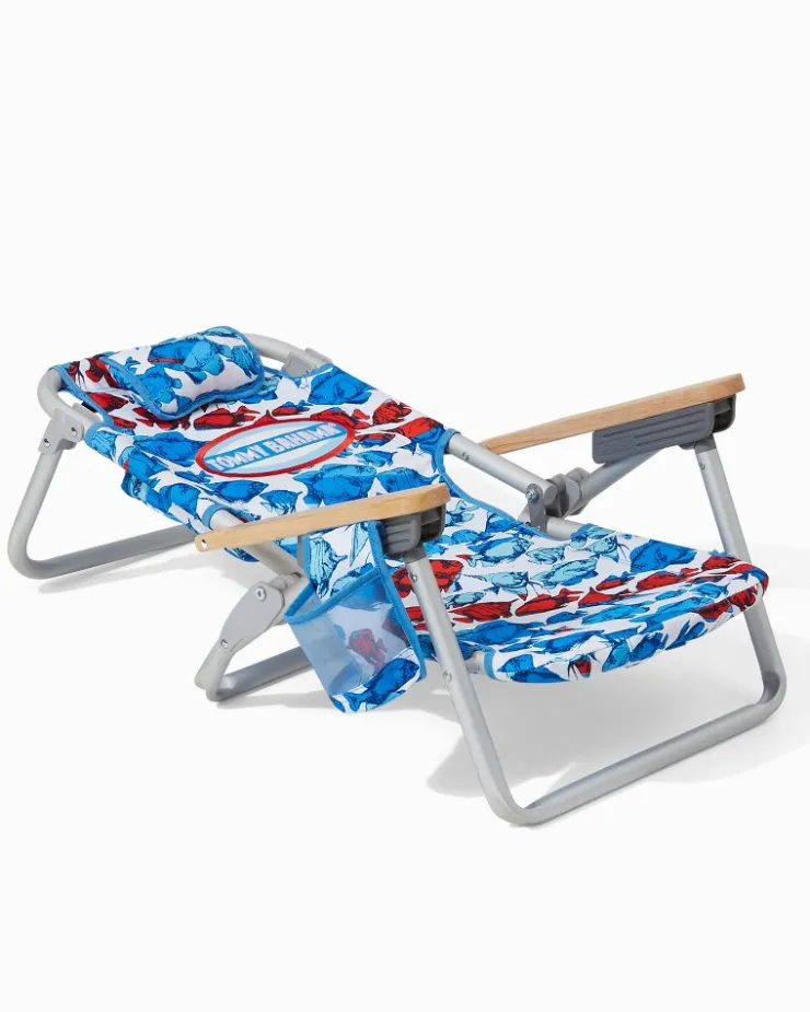 Tommy Bahama School of Fish Kids' Backpack Beach Chair- Outdoor Chairs|Beach Chairs