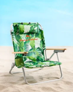 Tommy Bahama Tropical Fronds Deluxe Backpack Beach Chair- Outdoor Chairs|Beach Chairs