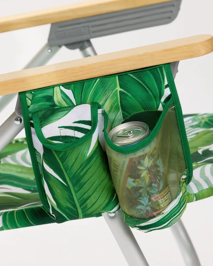 Tommy Bahama Tropical Fronds Deluxe Backpack Beach Chair- Outdoor Chairs|Beach Chairs