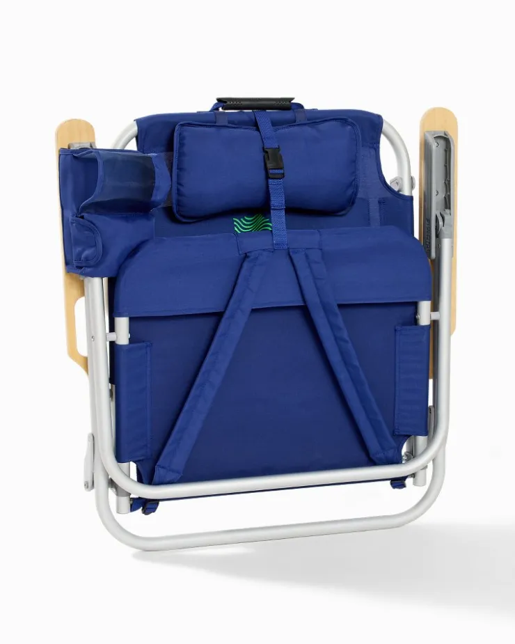 Tommy Bahama Wavy Marlin Deluxe Backpack Beach Chair- Outdoor Chairs|Beach Chairs