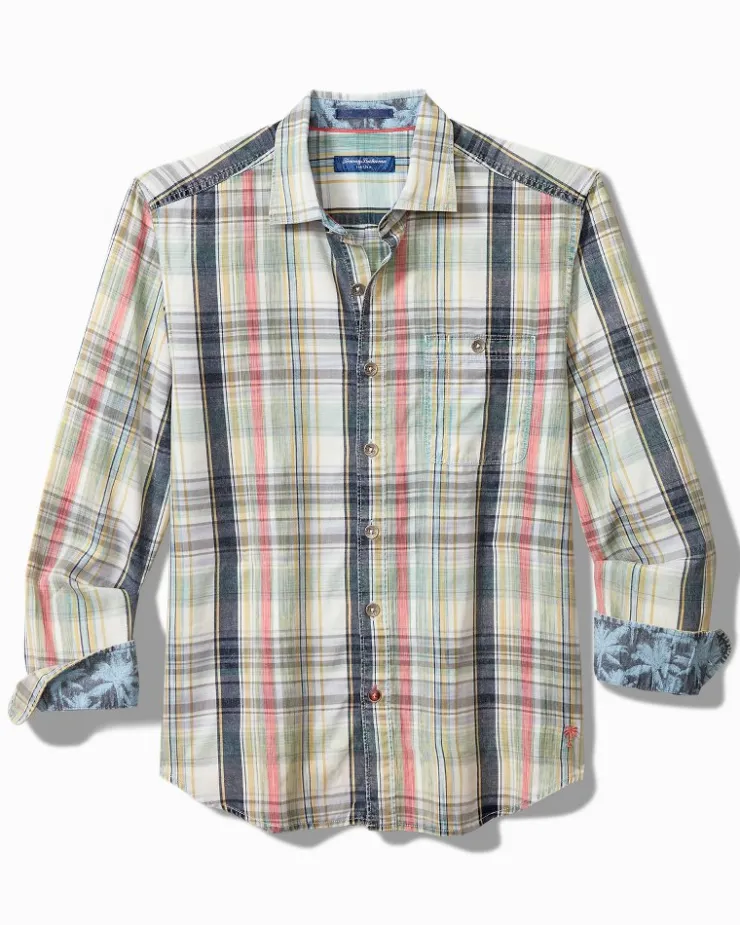 Tommy Bahama Tortola Hazy Fade Check Shirt- Shirts
