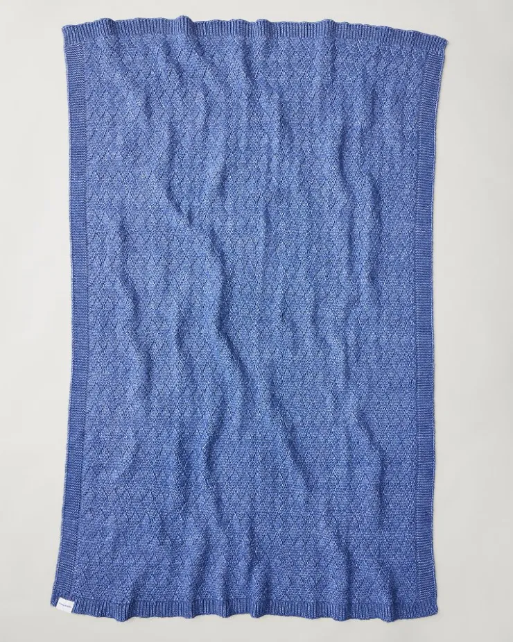 Tommy Bahama Treillage Knit Throw- Throws