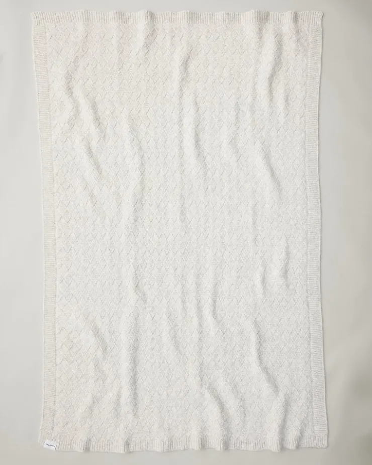 Tommy Bahama Treillage Knit Throw- Throws