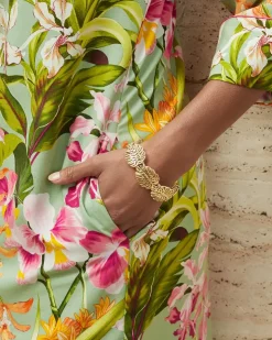 Tommy Bahama Tropical Blooms Monstera Stretch Bracelet-Women Jewelry