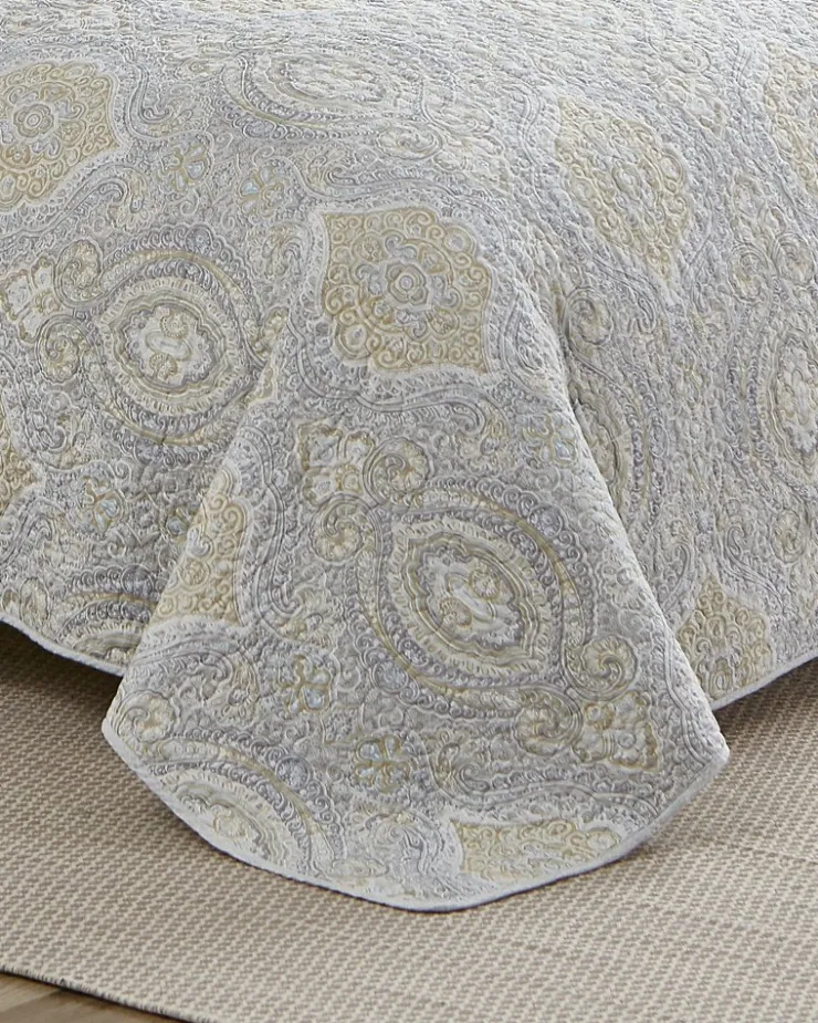 Tommy Bahama Turtle Cove 3-Piece King Quilt Set- Quilts & Blankets