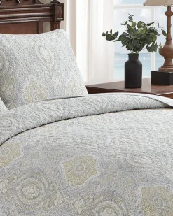 Tommy Bahama Turtle Cove 3-Piece King Quilt Set- Quilts & Blankets