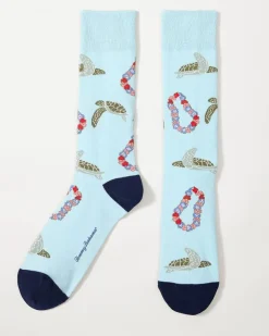 Tommy Bahama Turtle-ific Socks- Socks