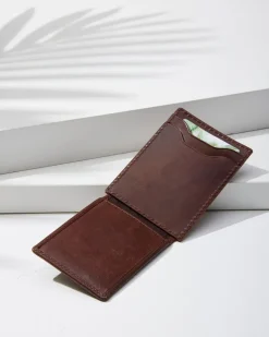 Tommy Bahama Two-Tone Magnetic Card Holder- Wallets & Tech Accessories