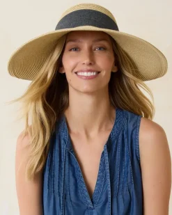 Tommy Bahama Ultra-Braid Bow Sun Hat-Women Hats & Caps