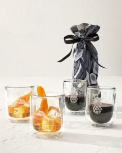 Tommy Bahama Upcycled Wine Bottle Gift Bag- Drinkware & Bar