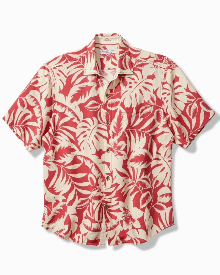 Tommy Bahama Veracruz Cay Lindavista Leaves Short-Sleeve Shirt- Shirts