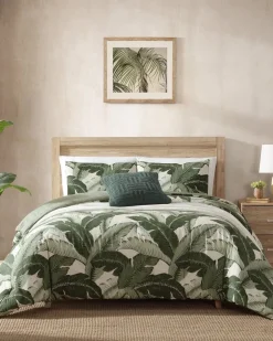 Tommy Bahama Vintage Palms 3-Piece King Comforter Set- Comforters & Duvets