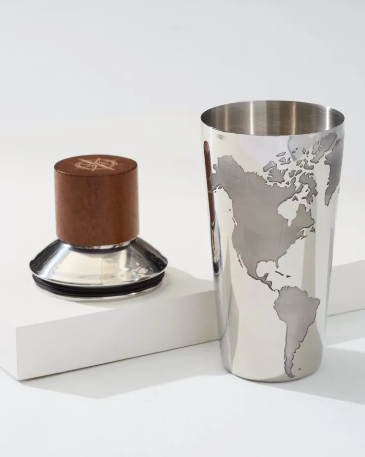 Tommy Bahama Viski® Globe 3-Piece Cocktail Shaker- Drinkware & Bar