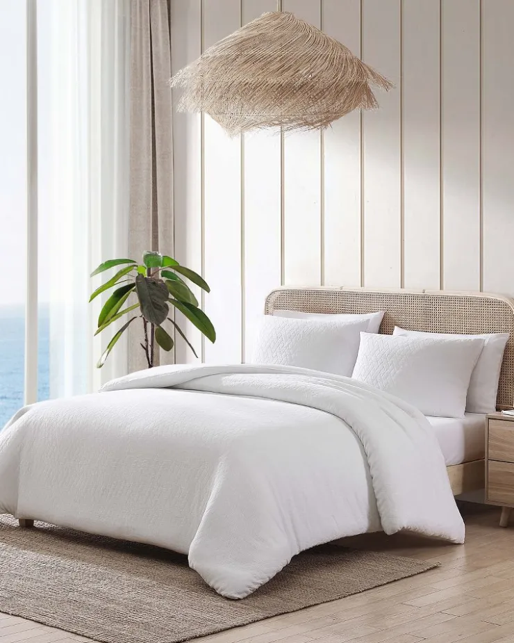 Tommy Bahama Wicker Woven 3-Piece King Comforter Set- Comforters & Duvets
