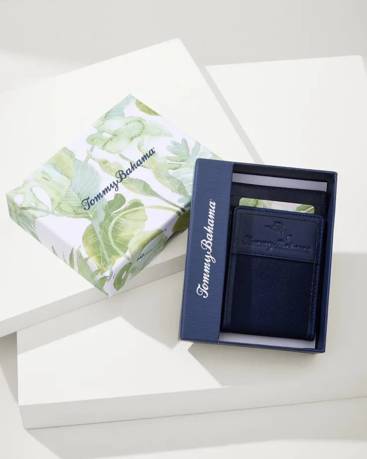 Tommy Bahama Wide Magnetic Wallet- Wallets & Tech Accessories