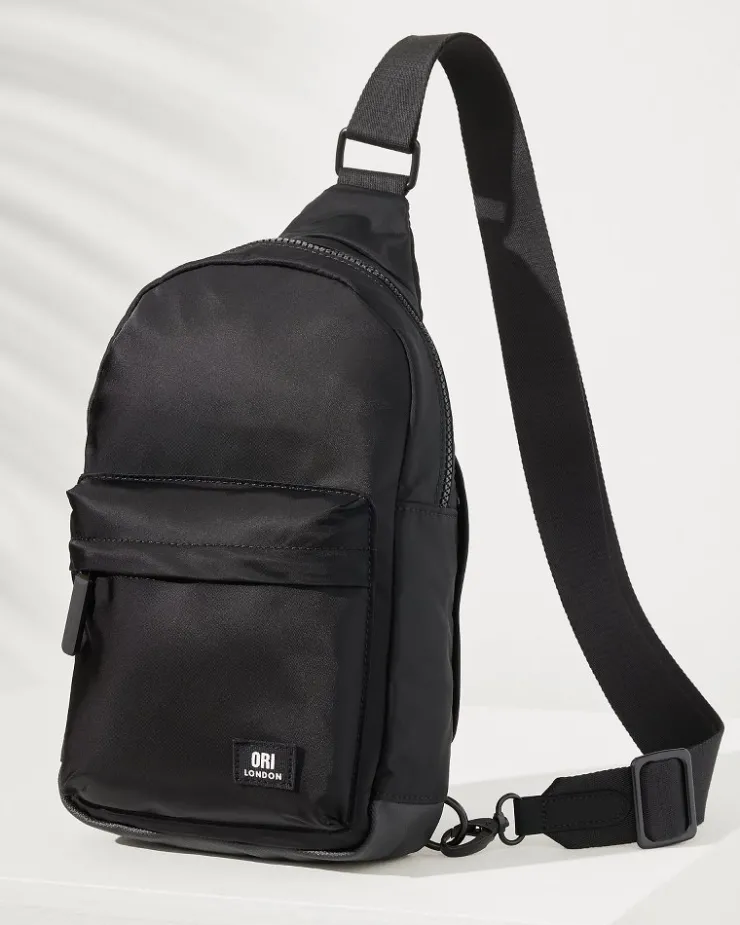 Tommy Bahama Willesden Black Sling Bag-Women Luggage & Travel|Handbags & Clutches