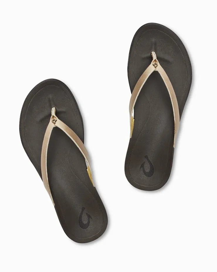 Tommy Bahama Women's OluKai® Ho'ōpio Leather Sandals-Women Shoes & Sandals