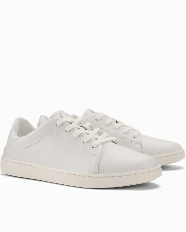 Tommy Bahama Women's OluKai® Pehuea Lī 'Ili Leather Lace-Up Sneakers-Women Shoes & Sandals