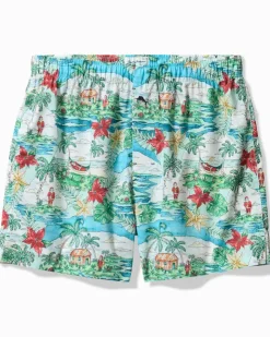 Tommy Bahama Woven Tropical Print Boxers- Loungewear & Pajamas|Underwear