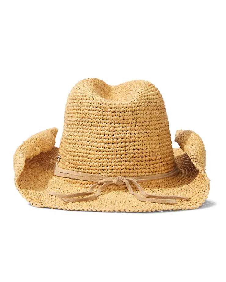 Tommy Bahama Zahara Raffia Cowboy Hat-Women Hats & Caps